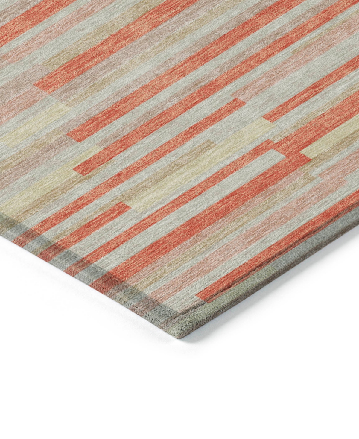 Addison Chantille Acn894 9'x12' Area Rug In Salmon