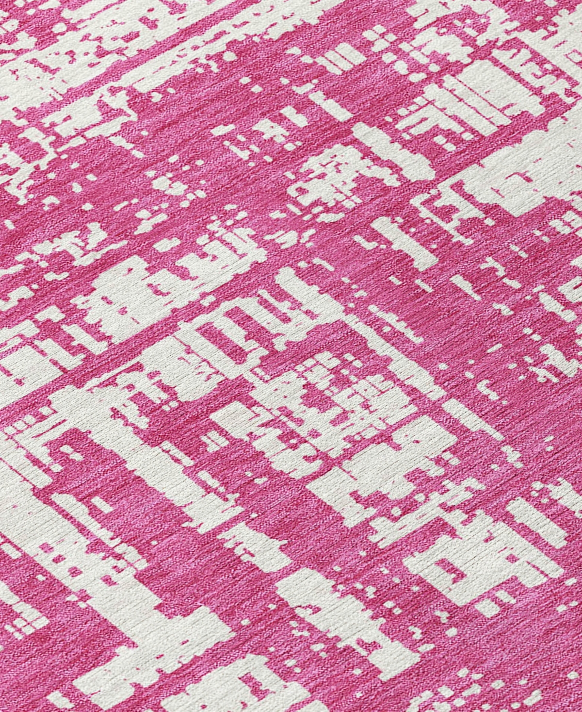 Addison Chantille Acn895 2'3"x7'6" Runner Area Rug In Rose