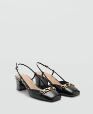 Women's Link Detail Heeled Shoes