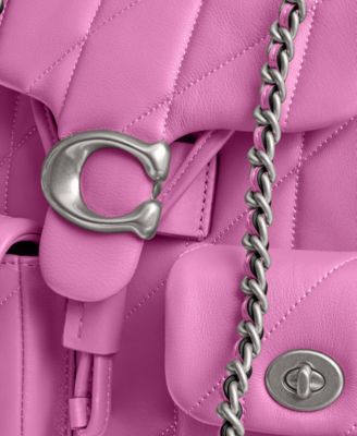 Quilted Tabby Small Leather Backpack 