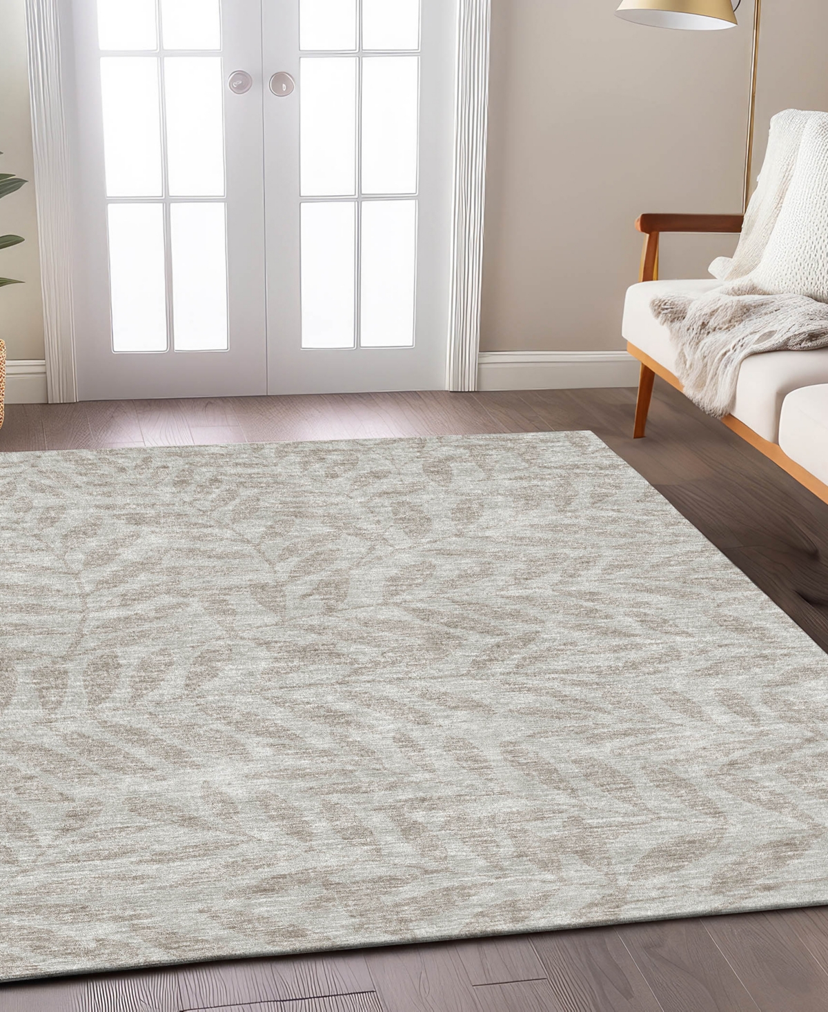 Addison Chantille Acn899 5'x7'6" Area Rug In Taupe