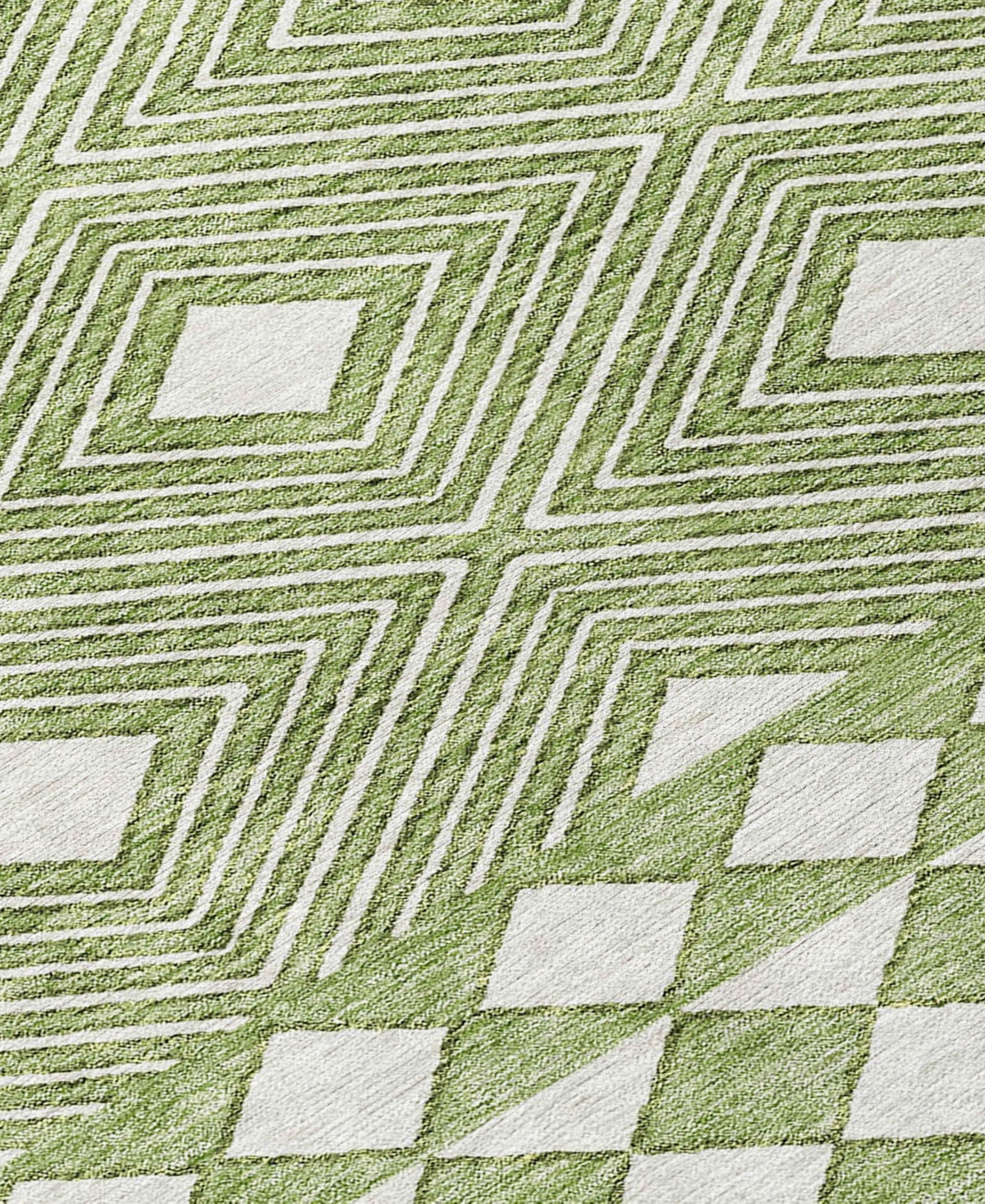 Addison Chantille Acn898 5'x7'6" Area Rug In Green