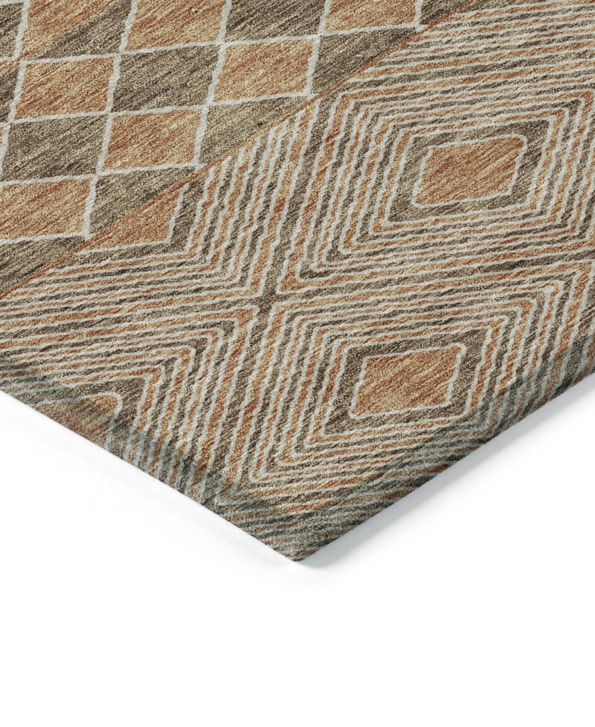Addison Chantille Acn898 2'3"x7'6" Runner Area Rug In Brown