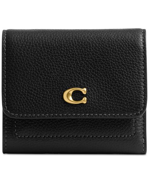Женские COACH Mila Mini Leather Flap Wallet