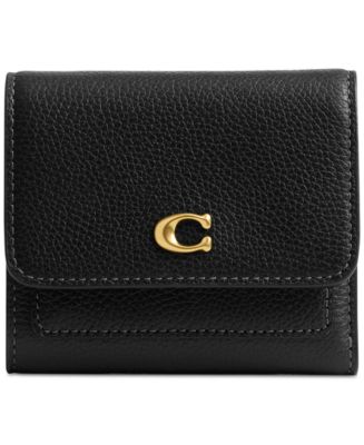 ★Coach★ Mila Small Flap Wallet CAT57 B4AWV COACH Mila Small Leather Flap Wallet - Macy's