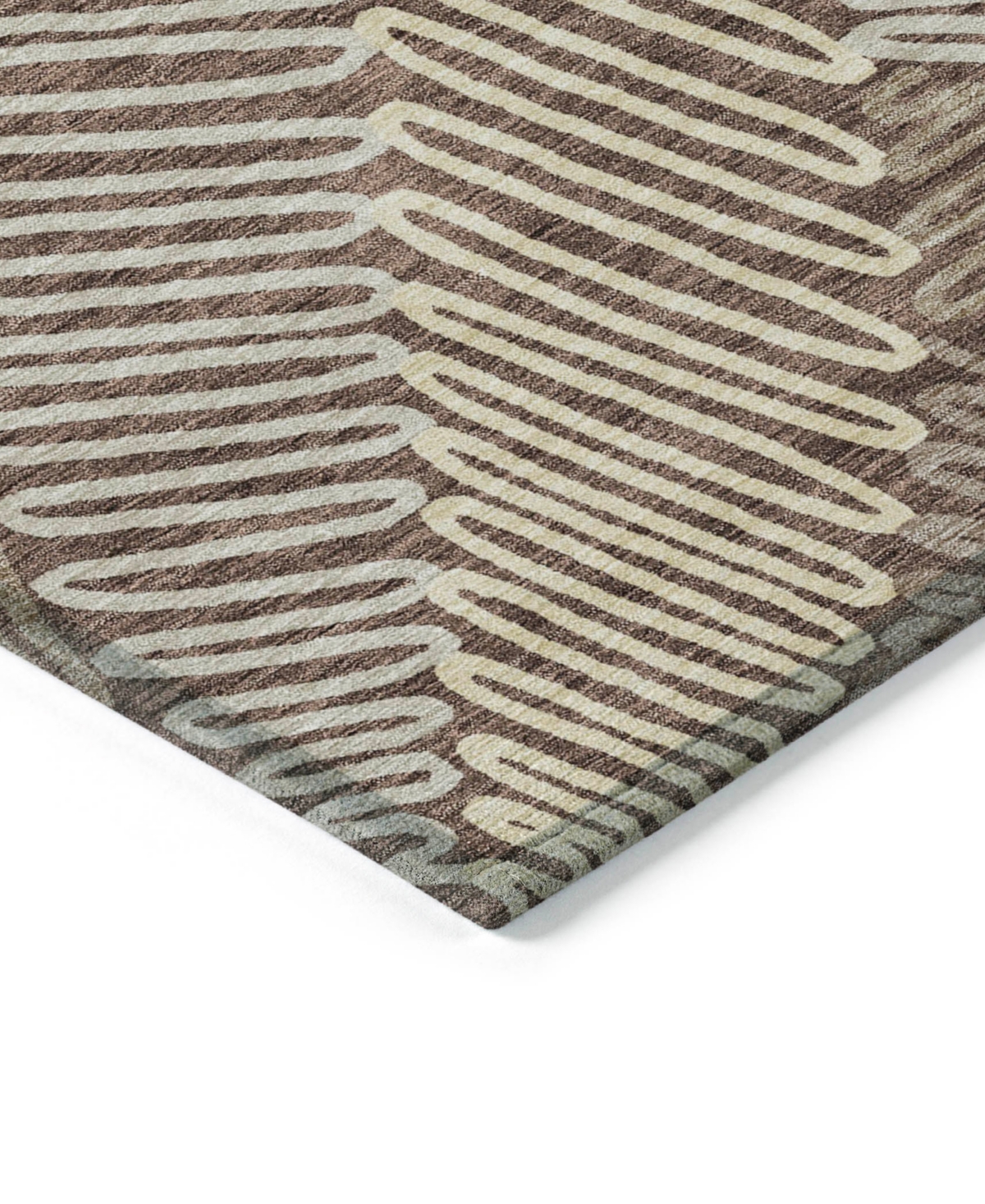 Addison Chantille Acn904 8'x10' Area Rug In Chocolate