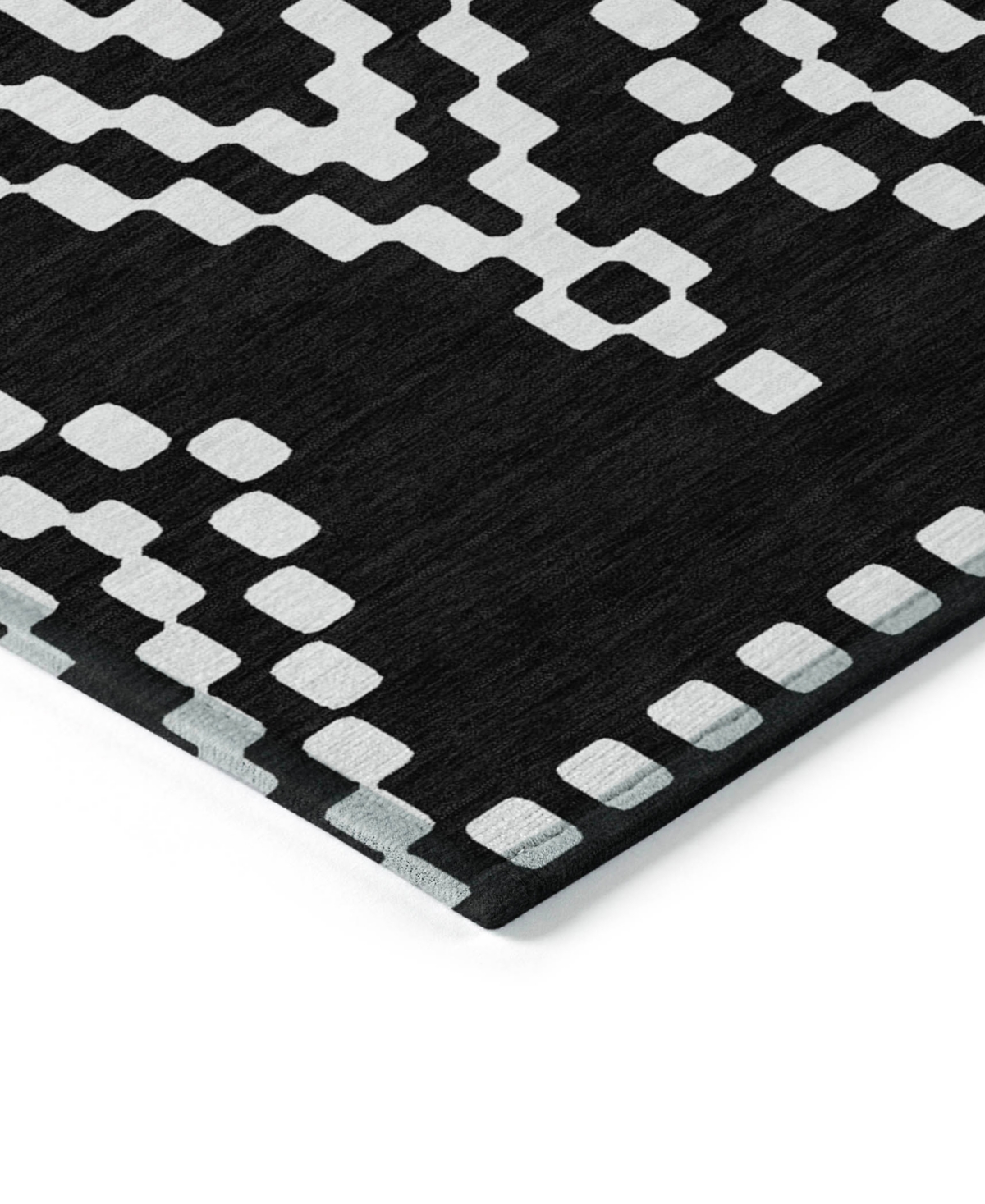 Addison Chantille Acn891 5'x7'6 Area Rug In Black
