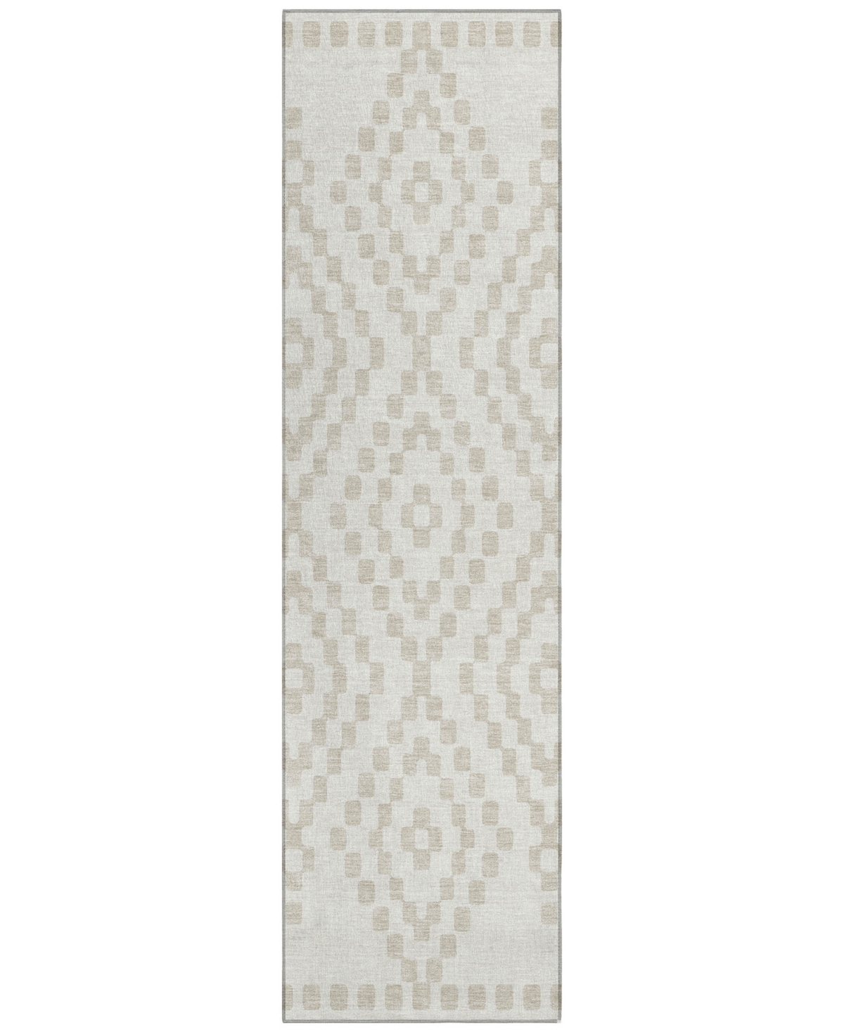 Addison Chantille Acn891 2'3"x7'6" Runner Area Rug In Ivory