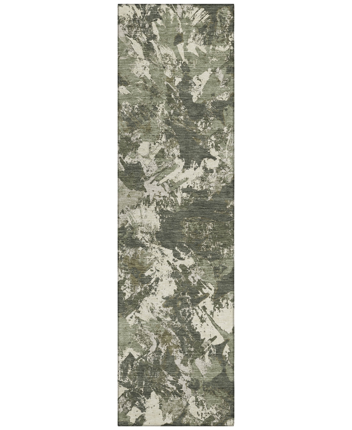Addison Chantille Acn885 2'3"x7'6" Runner Area Rug In Olive