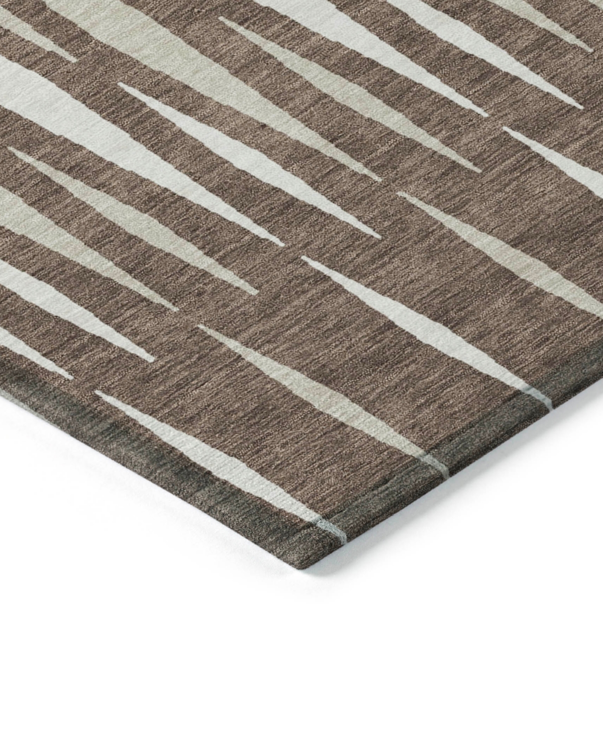 Addison Chantille Acn881 2'3"x7'6" Runner Area Rug In Brown