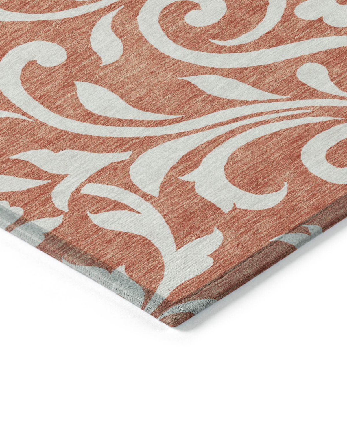 Addison Chantille Acn875 5'x7'6 Area Rug In Salmon