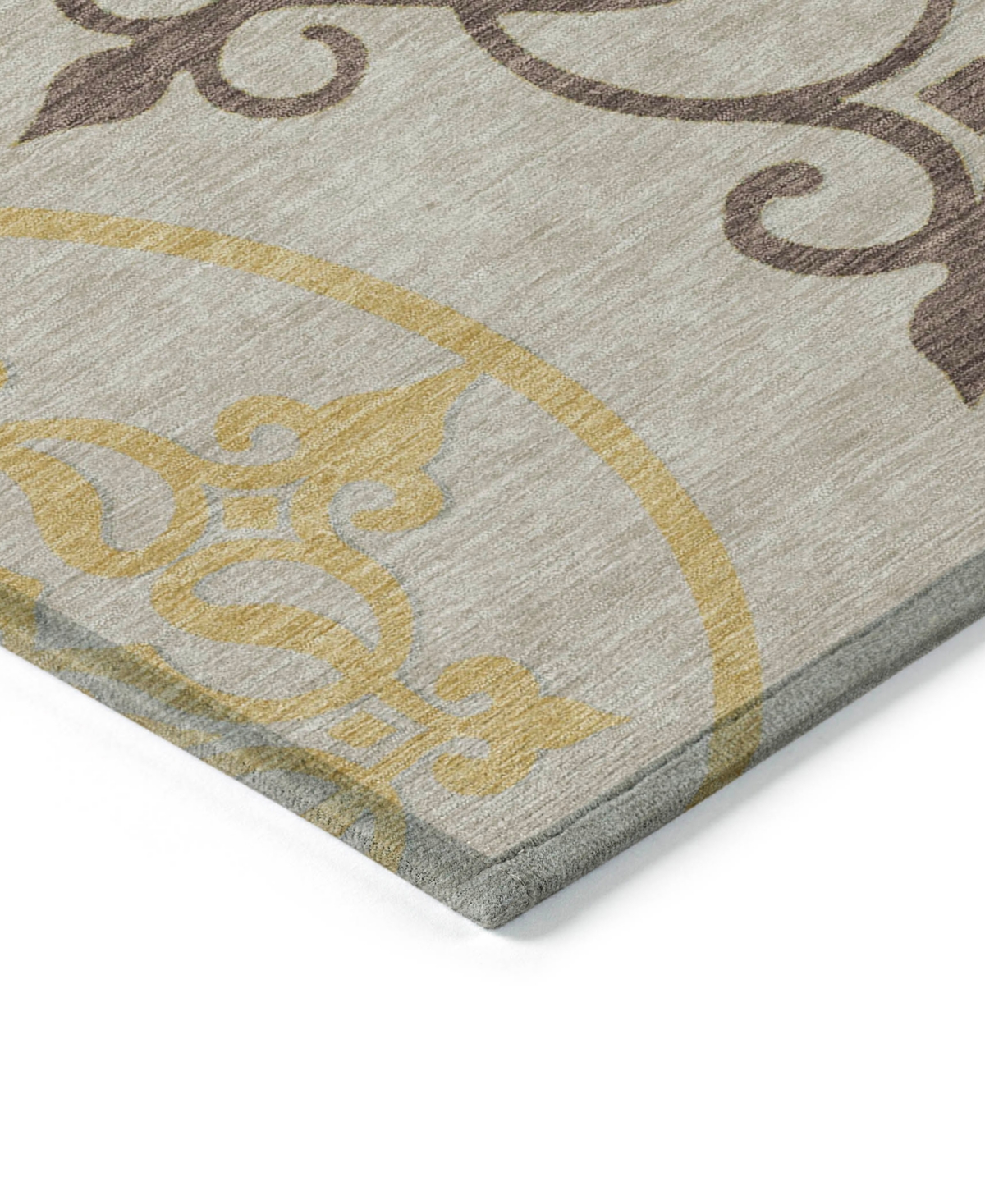 Addison Chantille Acn874 2'3"x7'6" Runner Area Rug In Taupe