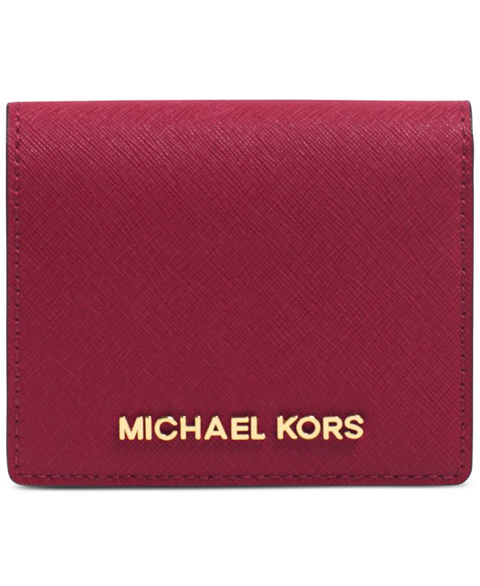 Michael Kors Jet Set Travel Flap Card Holder - Macy's