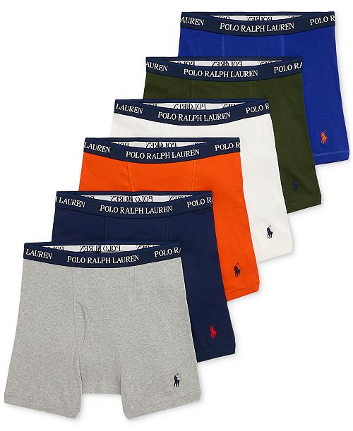 alfani Polo Ralph Lauren Men's 5+1 Free Bonus Classic-Fit Boxer Briefs Men's Fashion & Accessories