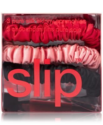 3-Pc. Pure Silk Skinny Scrunchies Set