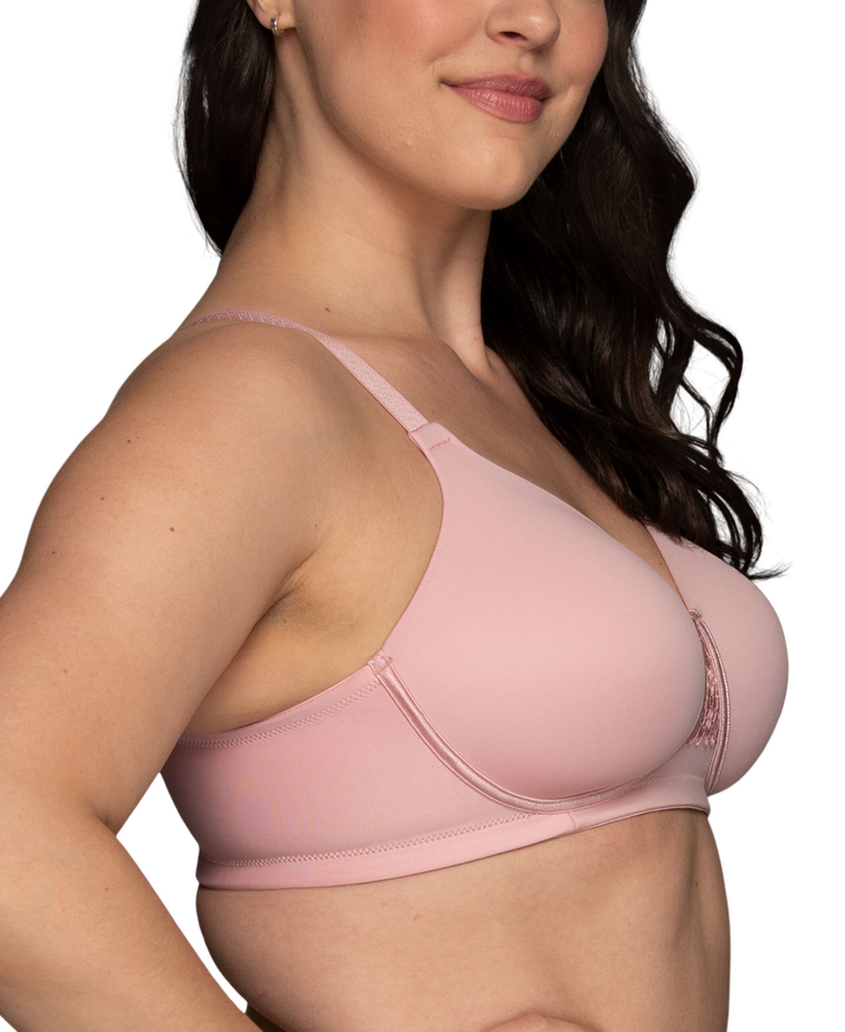 VANITY FAIR FULL FIGURE BEAUTY BACK SMOOTHER WIRELESS BRA 71380 