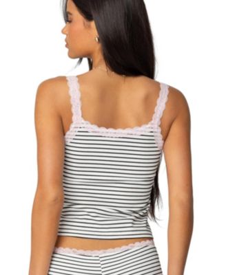 Женская майка Sofi в полоску в рубчик от Edikted Womens Sofi