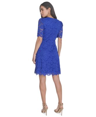 Женское кружевное платье А-силуэта с рукавами до локтя от Jessica Howard