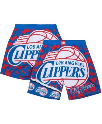 Mitchell & Ness - Men's Royal LA Clippers Jumbotron 2.0 Sublimated Shorts