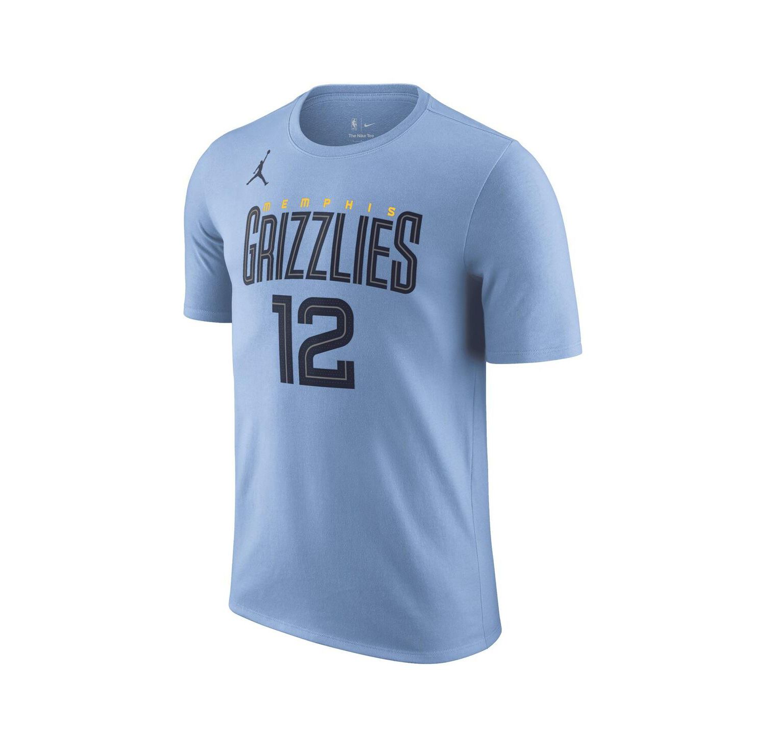 Men's Ja Morant Light Blue Memphis Grizzlies 2022/23 Statement Edition Name and Number T-shirt