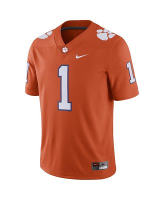 Men's Clemson Tigers #1 Away Game Jersey