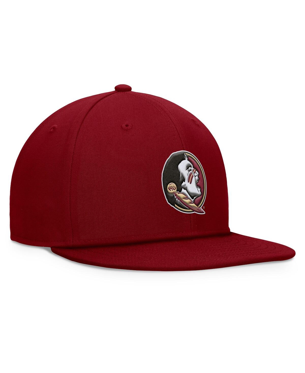 Top Of The World Men's Garnet Florida State Seminoles Fundamental Snapback Hat In Garnet