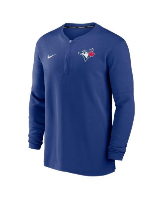 Мужская футболка Nike Royal Toronto Blue Jays Authentic Collection Game Time Performance с застежкой на молнию
