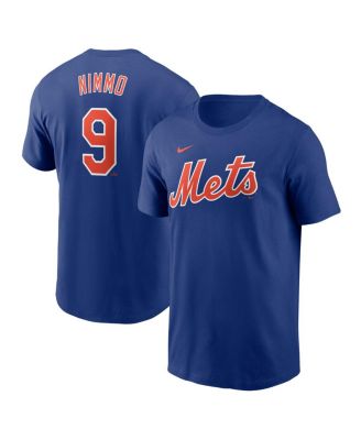 Nike - Men's Brandon Nimmo Royal New York Mets Fuse Name  Number T-Shirt