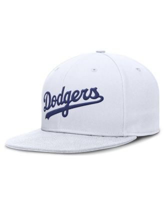 Nike - Men's White Los Angeles Dodgers True Performance Fitted Hat