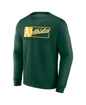 Men's Green Athletics Focus Fleece Pullover Sweatshirt
