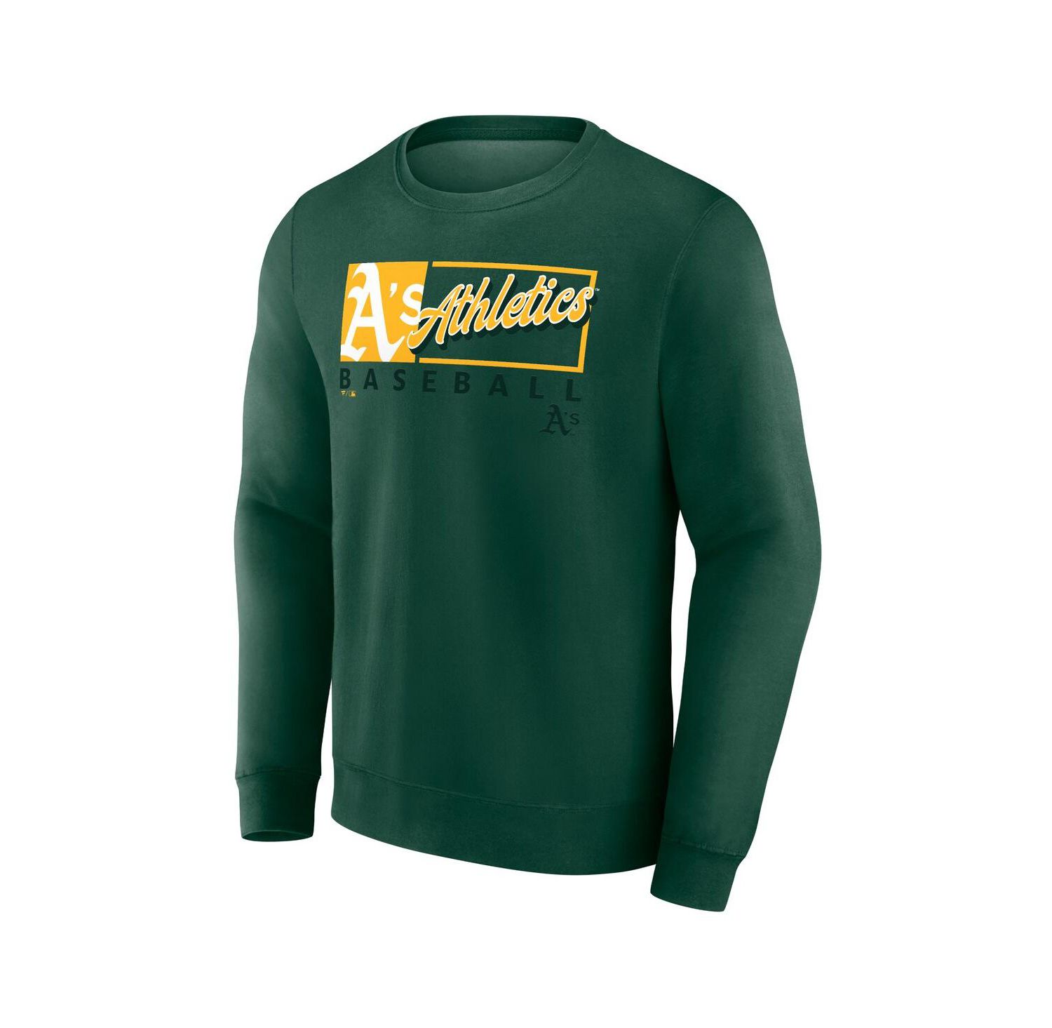 Men's Green Athletics Focus Fleece Pullover Sweatshirt