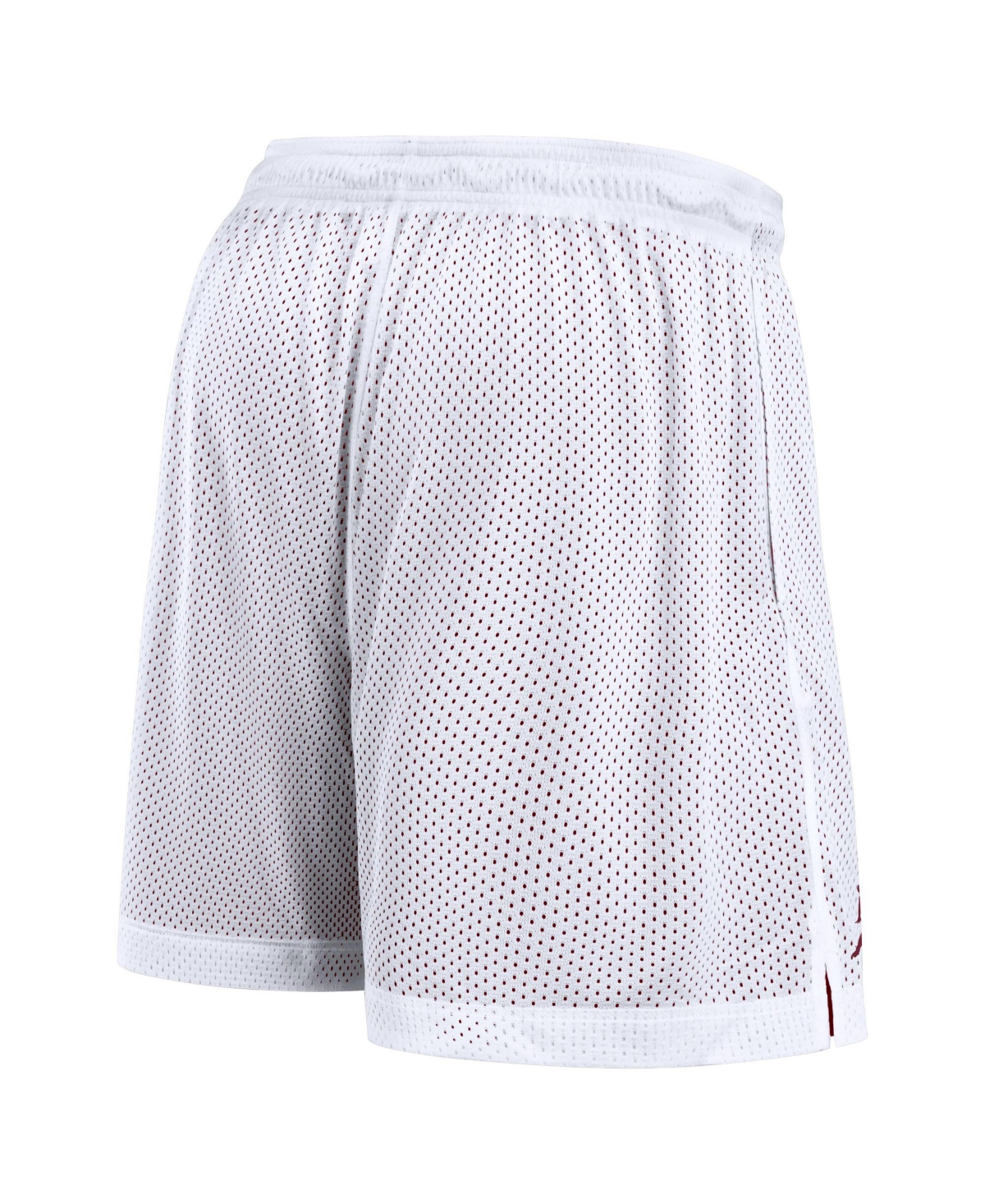 JORDAN MEN'S WHITE/CRIMSON OKLAHOMA SOONERS PRIMETIME REVERSIBLE SHORTS 