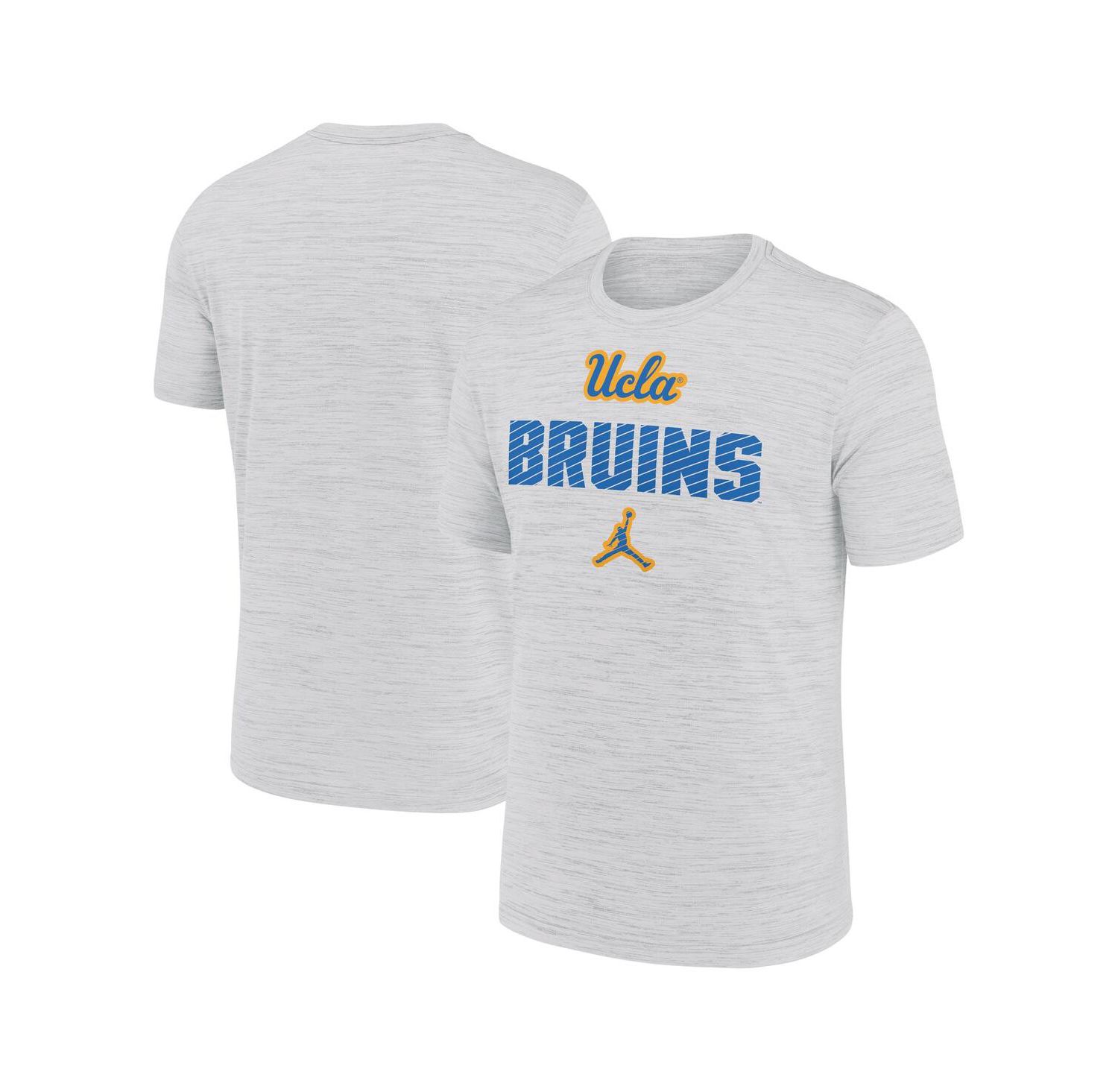 Men's White UCLA Bruins Campus Slant Velocity Performance T-Shirt