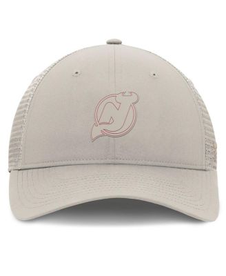 Women's Tan New Jersey Devils Authentic Pro Road Trucker Adjustable Hat