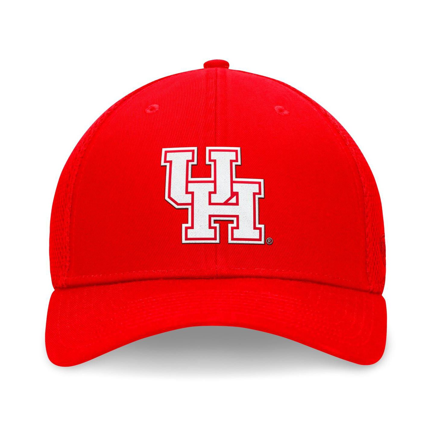 Мужская кепка Top of the World Red Houston Cougars Spacer Flex Hat — фото 5