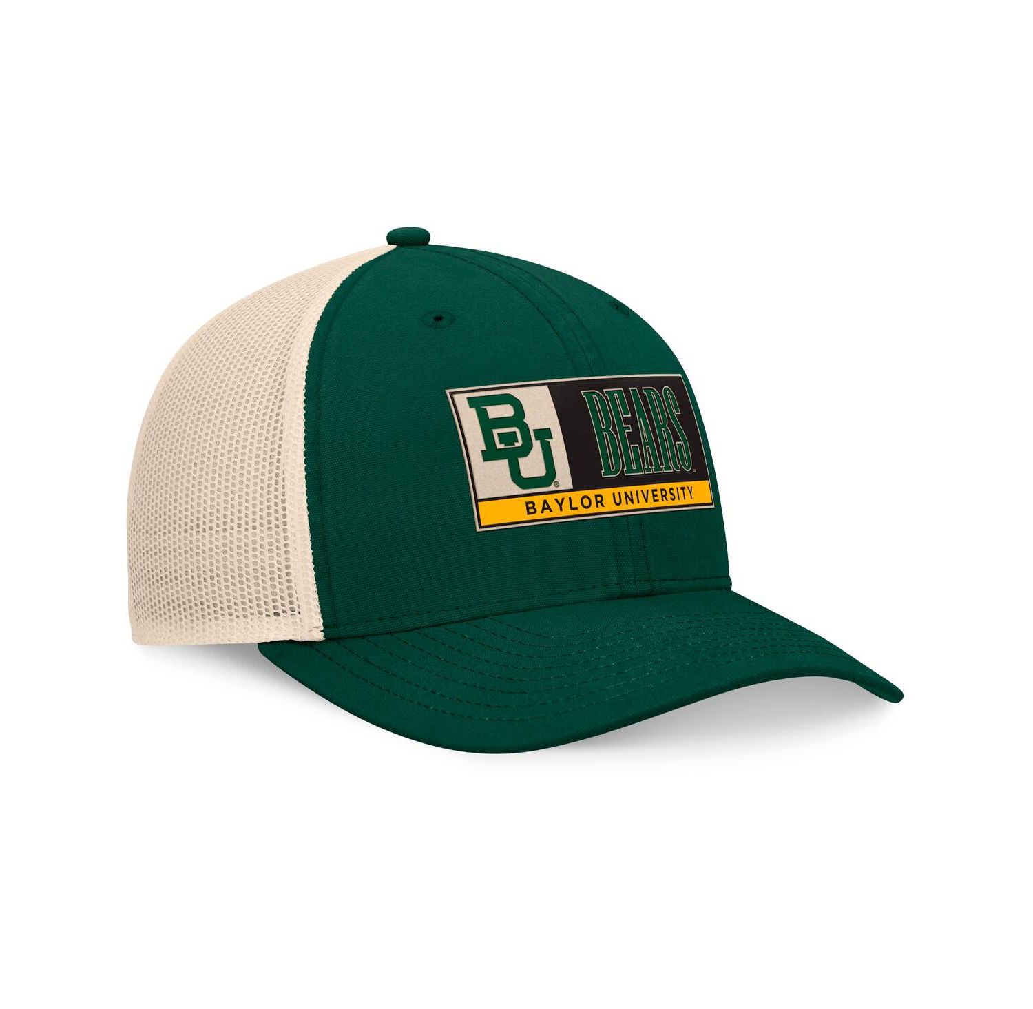 Men's Green/Natural Baylor Bears Bennett Trucker Adjustable Hat