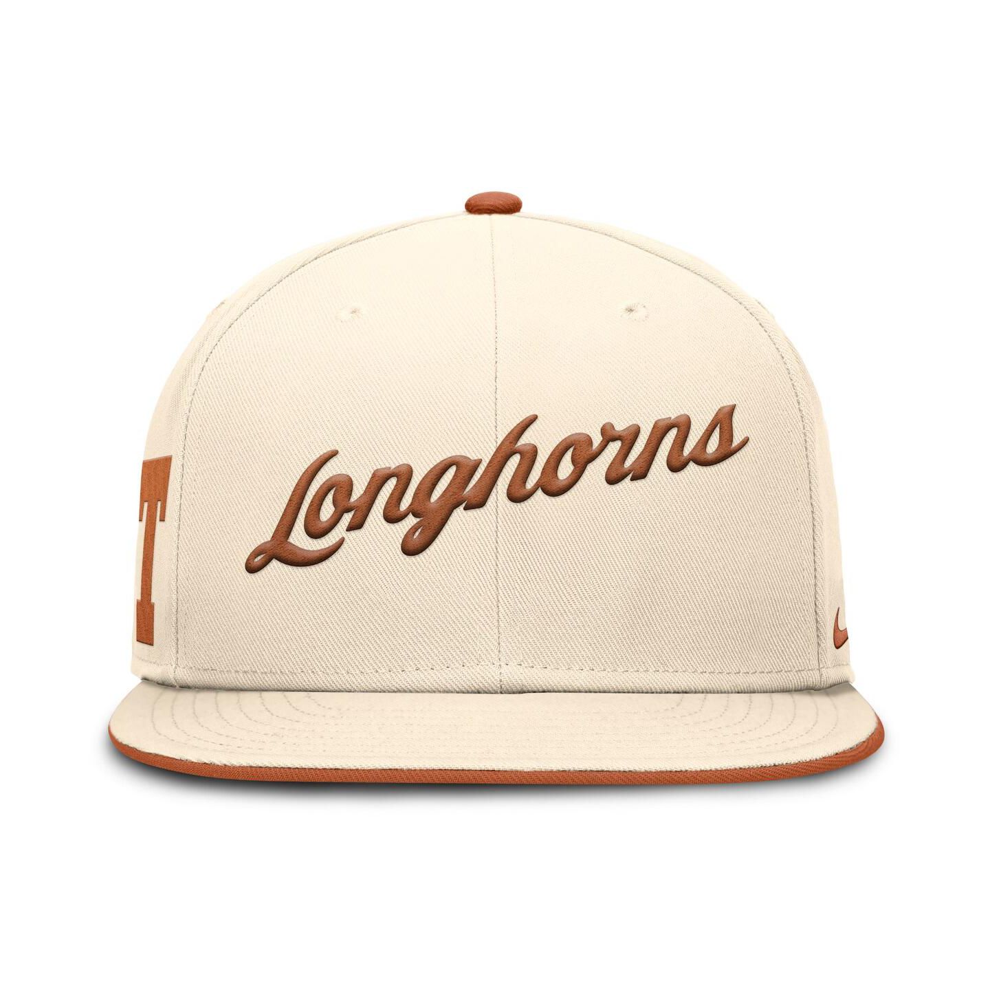 Мужская кепка Nike Natural Texas Longhorns Primetime True Performance Fitted Hat — фото 2