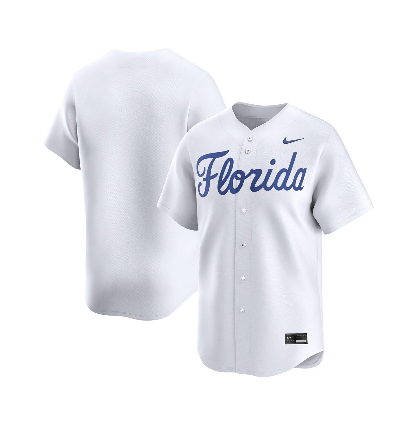 Мужской топ Nike White Florida Gators College Limited Baseball Jersey — фото 1