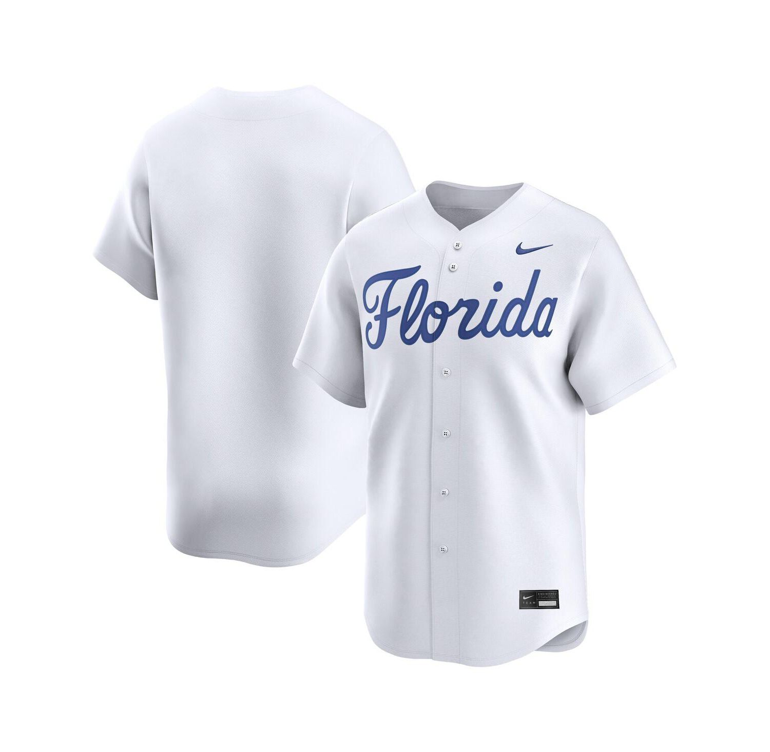 Men's White Florida Gators College Limited Baseball Jersey
