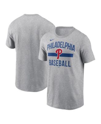 Nike - Men's Heather Gray Philadelphia Phillies Arched T-shirt