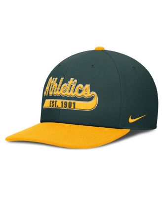 Men's Green/Gold Athletics Pro Performance Snapback Hat