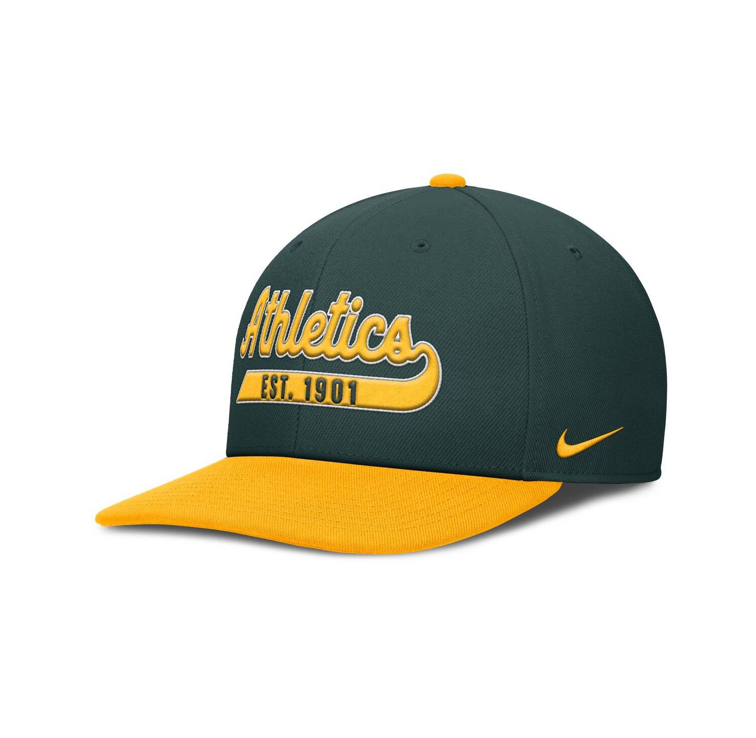 Men's Green/Gold Athletics Pro Performance Snapback Hat