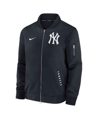 Мужская темно-синяя куртка-бомбер Nike New York Yankees Authentic Collection Dugout на молнии