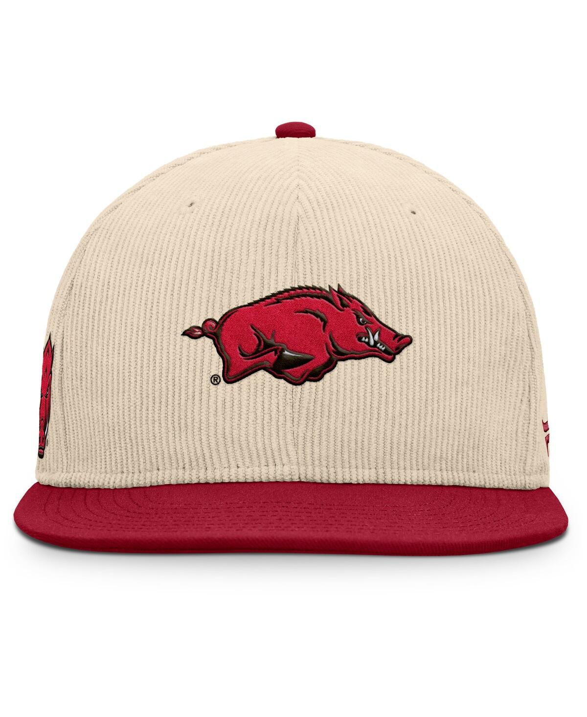 Fanatics Men's Tan Arkansas Razorbacks Catcher Snapback Hat In Tan