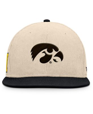 Мужская коричневая шляпа-бейсболка Fanatics Iowa Hawkeyes Catcher Snapback
