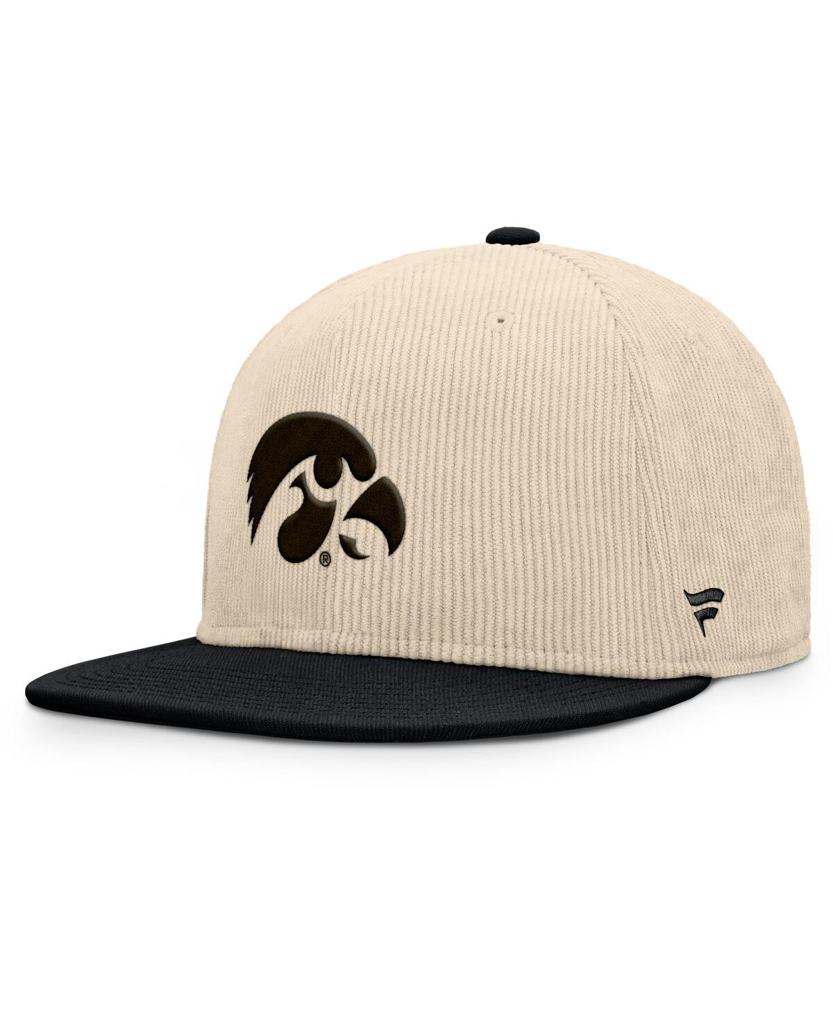 Fanatics Men's Tan Iowa Hawkeyes Catcher Snapback Hat In Tan