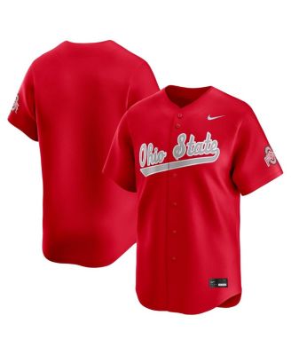 Nike - Men's Scarlet Ohio State Buckeyes College Limited Baseball Jersey