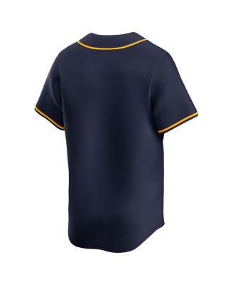 Men's Navy West Virginia Mountaineers College Limited Baseball Jersey