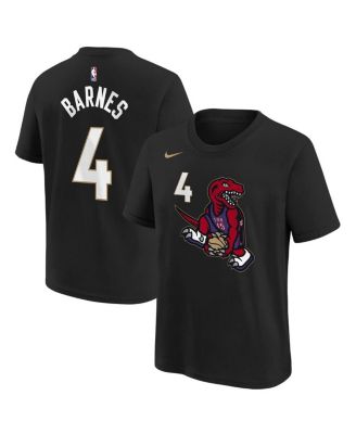 Nike - Big Boys and Girls Scottie Barnes Black Toronto Raptors 2024/25 City Edition Name Number T-shirt