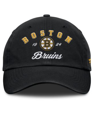 Женская черная шляпа Fanatics Boston Bruins Fundamental Dasher с регулируемой дугой.